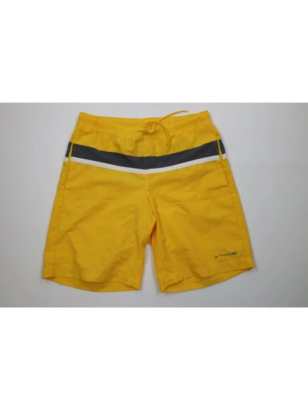 Vintage Nike Mens Large Travis Scott Mini Swoosh Baggy Lined Shorts Swim Trunks